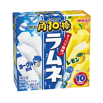 角10棒彈珠汽水冰棒(優格風味&檸檬) 