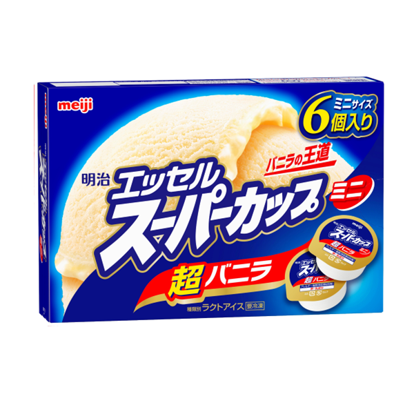 超級杯冰淇淋mini6入組-香草風味